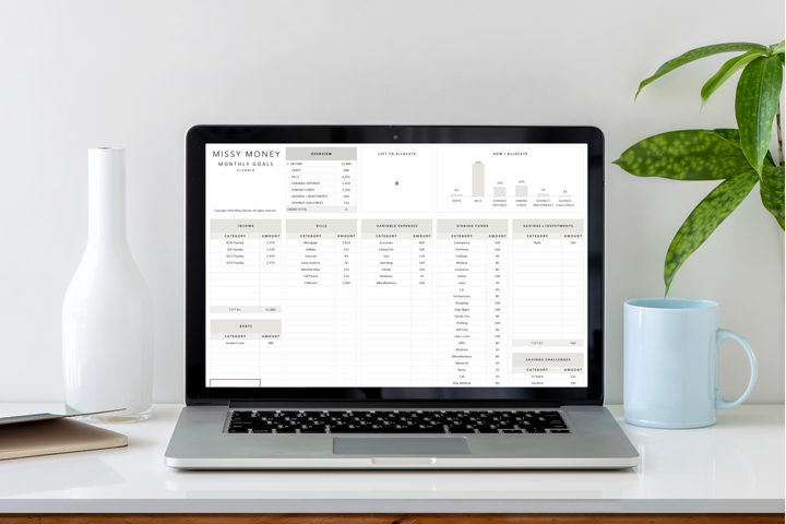 Digital Budget Planner (for Microsoft Excel)