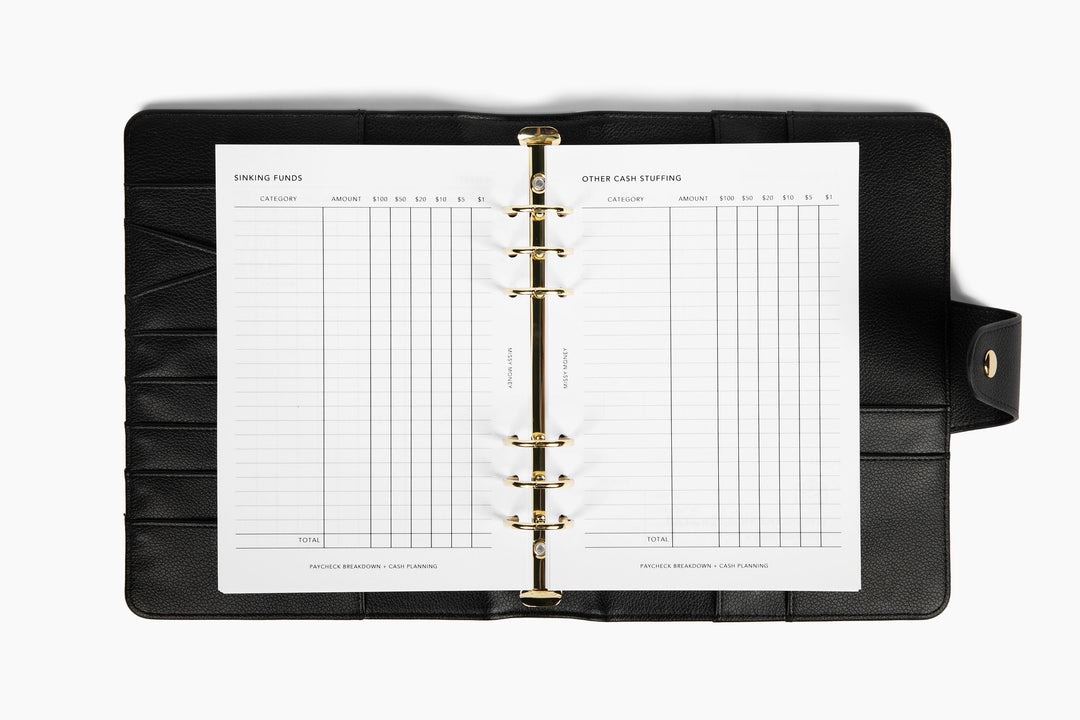 Paycheck Breakdown + Cash Planning Inserts